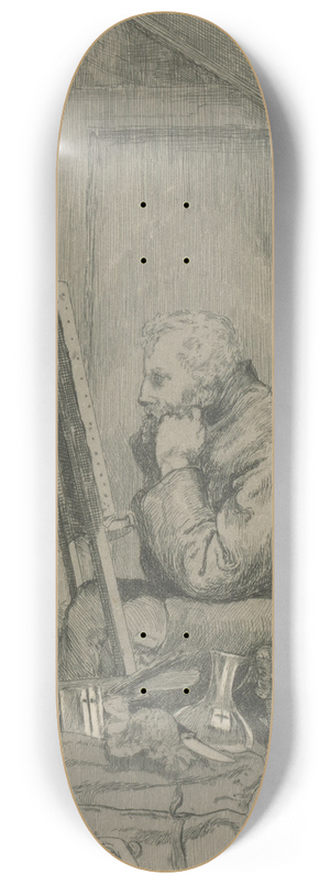 Max Klinger - Maliar 8.25 inch art skate deck