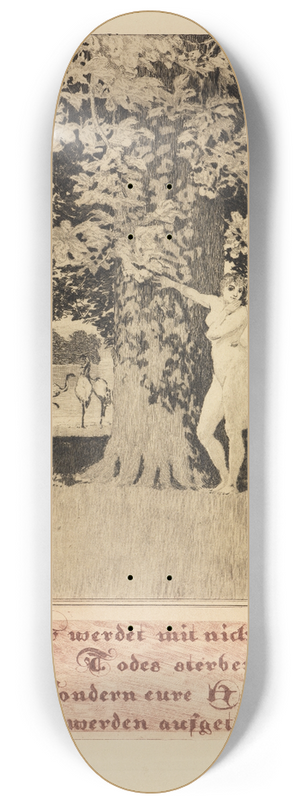 Max Klinger - Prefacio I (Ein Leben, Opus VIII, Blatt 1) 8.25 inch art skate deck
