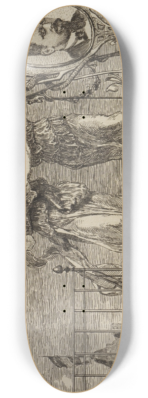 Max Klinger - Professor Gropius 8.25 inch art skate deck