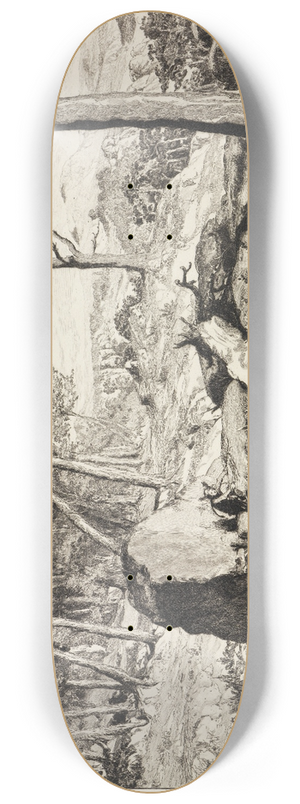 Max Klinger - Simplicius in der Wald-Einde (Intermezzi, Opus IV, Blatt 10) 8.25 inch art skate deck