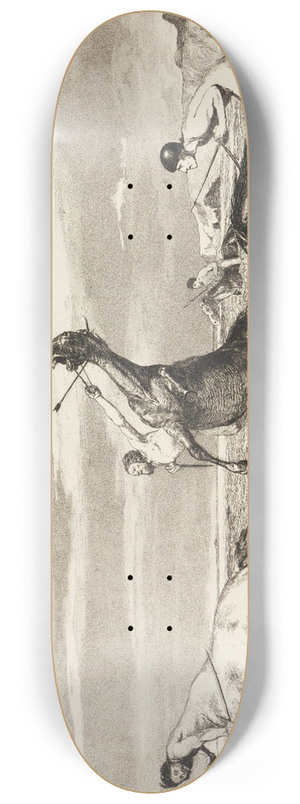 Max Klinger - Verfolgter Centaur (Intermezzi, Opus IV, Blatt 3) 8.25 inch art skate deck