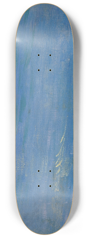 Max Kurzweil - Blaue Meereslandschaft im Mondschein 8.25 inch art skate deck