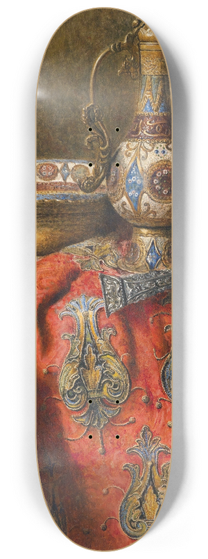 Max Schdl - Stillleben Mit Orientalischen Antiquitten 8.25 inch art skate deck