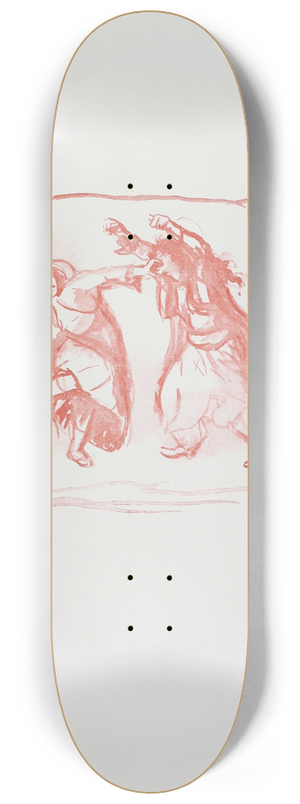 Max Slevogt - Ali Baba und die vierzig Rauber Pl.07 8.25 inch art skate deck