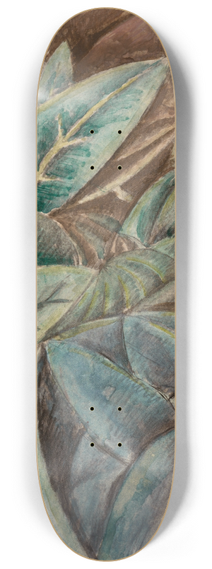 Max Weber - Flowers 8.25 inch art skate deck