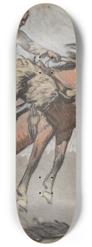 Maynard Dixon - Bronco Buster 8.25 inch art skate deck