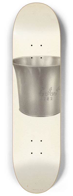 Michael Fenga - Silver Beaker 8.25 inch art skate deck