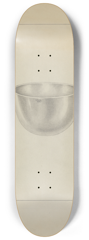 Michael Fenga - Silver Bowl 8.25 inch art skate deck