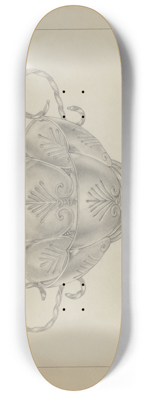 Michael Fenga - Silver Bowl 8.25 inch art skate deck