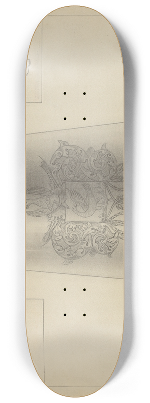 Michael Fenga - Silver Tankard 8.25 inch art skate deck