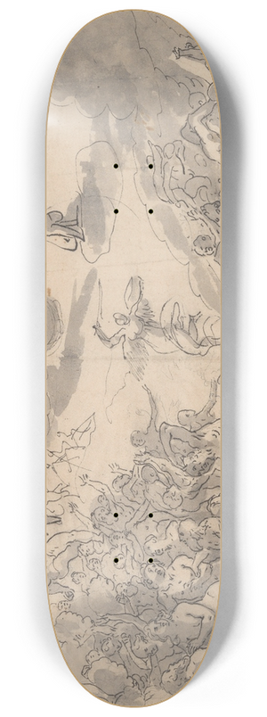 Michael Herr - The Last Judgment 8.25 inch art skate deck