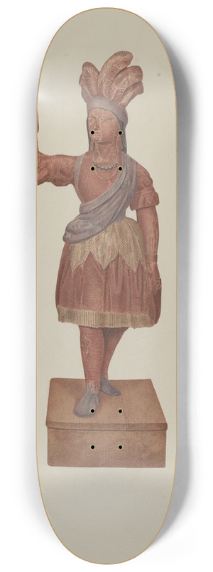 Michael Riccitelli - Cigar Store Indian 8.25 inch art skate deck