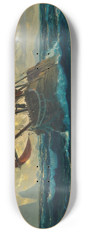 Michael Zeno Diemer - Der fliegende Hollnder 8.25 inch art skate deck