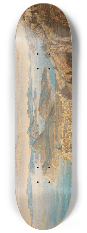 Michael Zeno Diemer - View of Dubrovnik 8.25 inch art skate deck