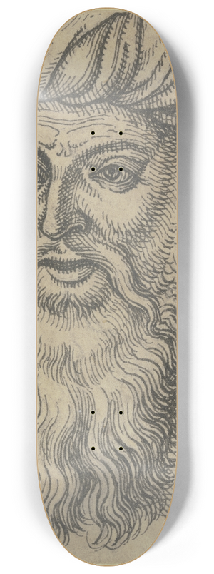 Michel Kirmer - Bildnis eines brtigen Trken 8.25 inch art skate deck