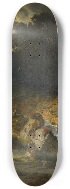 Johann Gottfried Steffan - Ramsau near Berchtesgaden 8.25 inch art skate deck