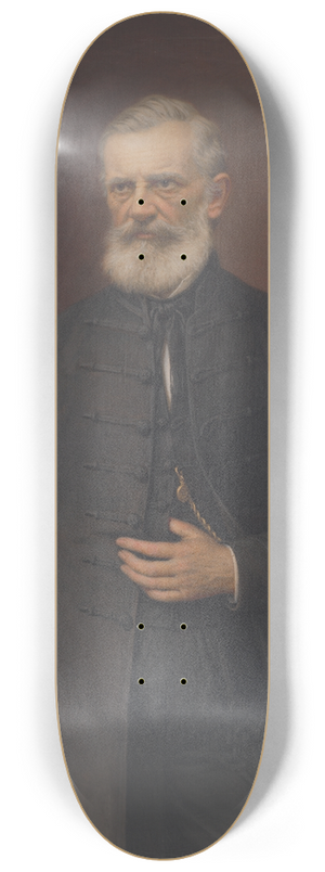 Mikls Barabs - Portrait of a Man 8.25 inch art skate deck