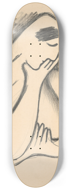 Mikul Galanda - Lost in Thought 8.25 inch art skate deck