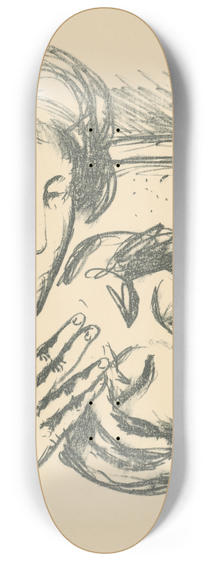 Mikul Galanda - Milenci 2 8.25 inch art skate deck