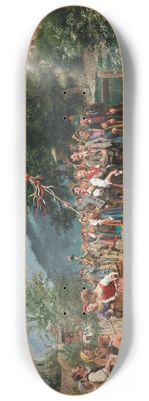 Johann Hamza - The peasant wedding 8.25 inch art skate deck