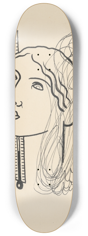 Mikul Galanda - Thermometer 8.25 inch art skate deck