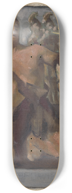 Milan Thomka Mitrovsk - Study of Composition with Biblical Scene 8.25 inch art skate deck