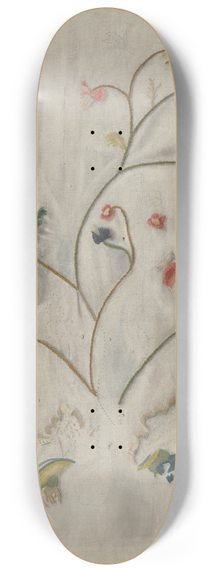 Mildred E. Bent - Bedspread (Detail) 8.25 inch art skate deck