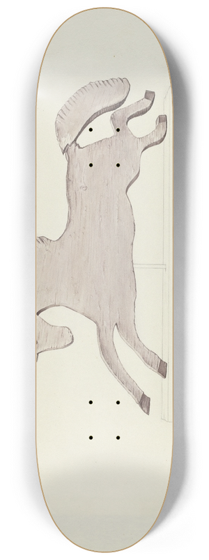 Mildred E. Bent - Horse Weather Vane 8.25 inch art skate deck