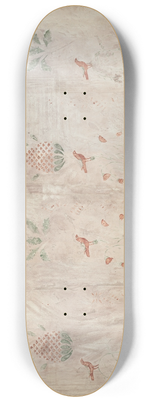 Mildred E. Bent - Wall Stencil 8.25 inch art skate deck