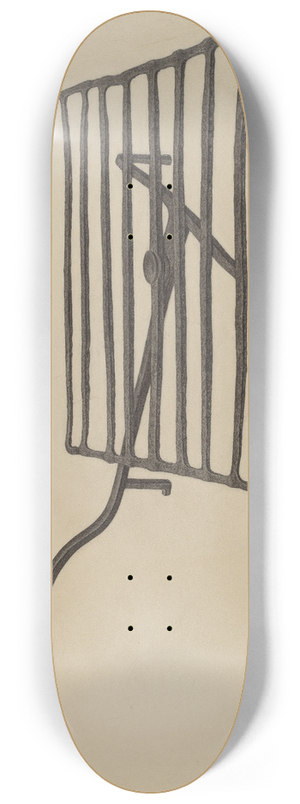 Mildred Ford - Gridiron 8.25 inch art skate deck