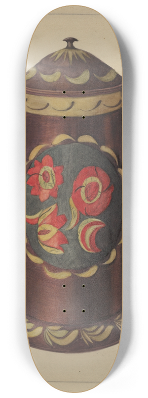 Mildred Ford - Toleware Coffee Pot 8.25 inch art skate deck