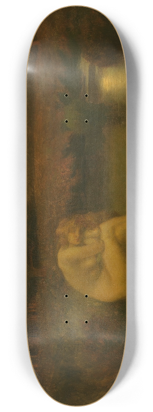 mile-Ren Mnard - At Nightfall 8.25 inch art skate deck