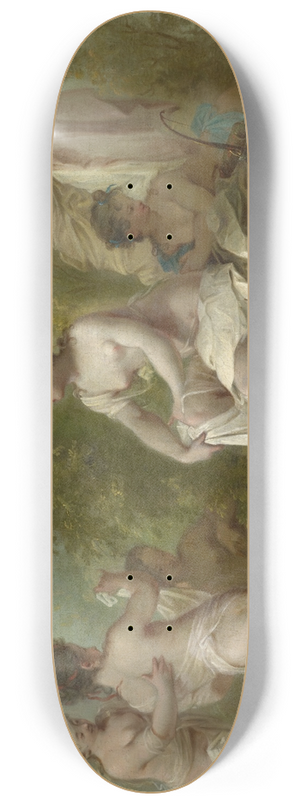 Johann Heinrich Keller - The Bath of Diana 8.25 inch art skate deck