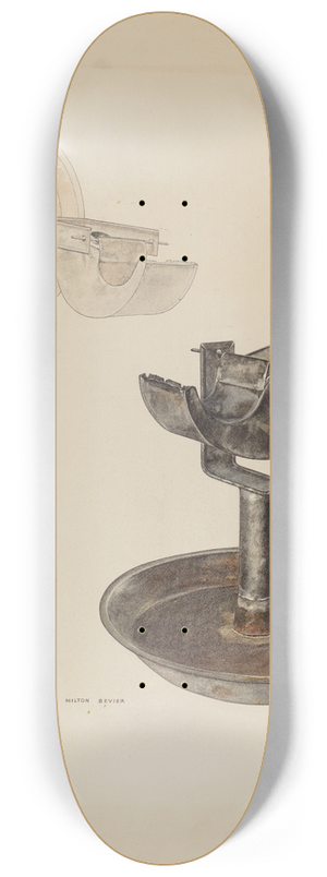 Milton Bevier - Betty Lamp 8.25 inch art skate deck