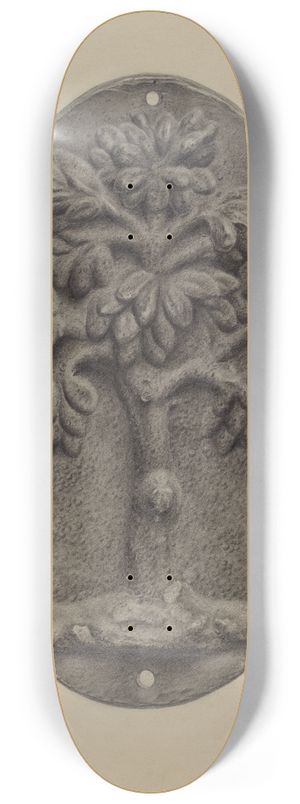 Milton Grubstein - Firemark 8.25 inch art skate deck