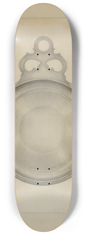Milton Grubstein - Silver Porringer 8.25 inch art skate deck