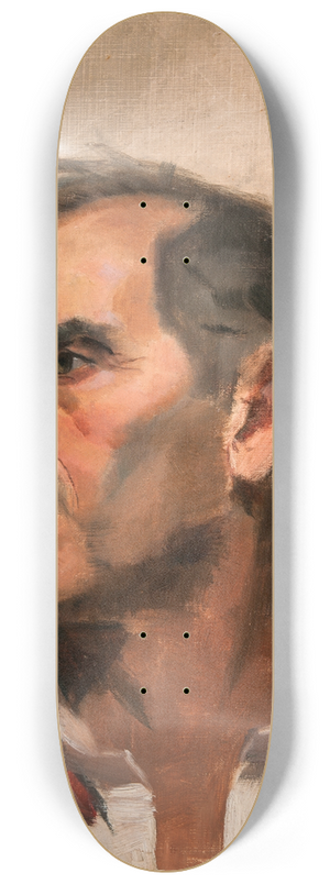 Mina Carlson-Bredberg - Study of a Man 8.25 inch art skate deck