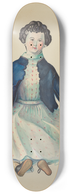Mina Lowry - Doll 8.25 inch art skate deck