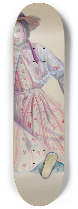 Mina Lowry - Doll 8.25 inch art skate deck