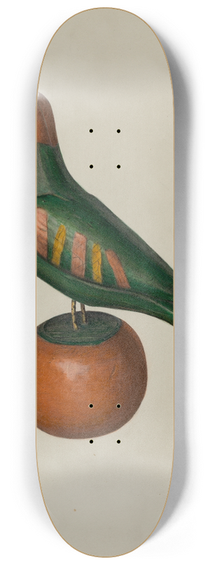 Mina Lowry - Pa. German Parrot 8.25 inch art skate deck