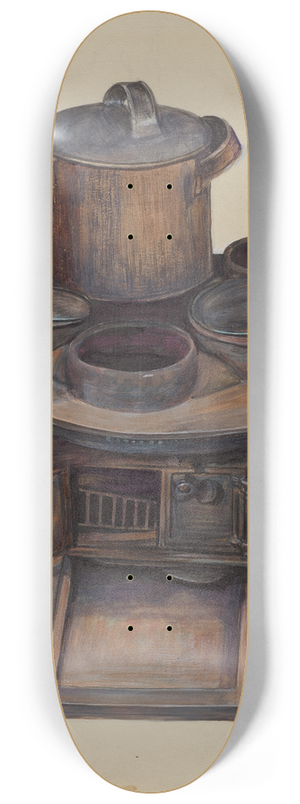 Mina Lowry - Toy Stove 8.25 inch art skate deck