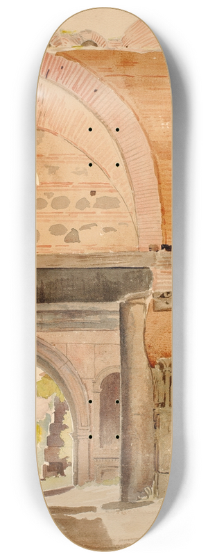 Miner Kilbourne Kellogg - Crusaders Gate, Nicea 8.25 inch art skate deck