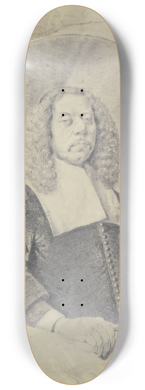 Johann Heinrich Roos - Bildnis des Nicolaus Ruland 8.25 inch art skate deck