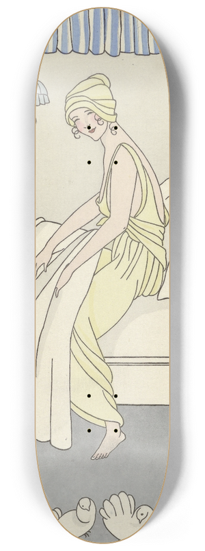 Monogrammist MFN - Costume et coiffure de nuit 8.25 inch art skate deck