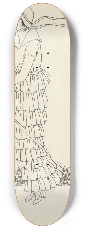 Monogrammist MFN - Robe de nansouk 8.25 inch art skate deck