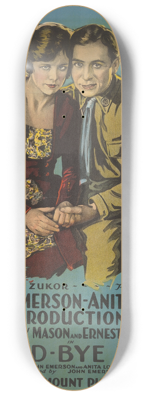 Morgan Litho Co. - Good-Bye Bill 8.25 inch art skate deck