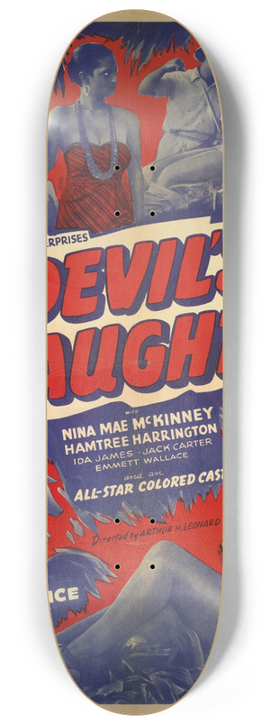 Morgan Litho Co. - The devils daughter 8.25 inch art skate deck