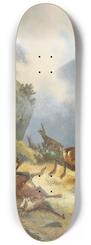 Moritz Mller - Hunting Chamois 8.25 inch art skate deck