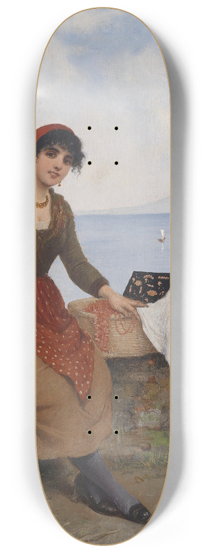Moritz Stifter - Schmuckverkuferin an der Kste 8.25 inch art skate deck