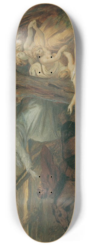 Moritz von Schwind - Der Erlknig 8.25 inch art skate deck